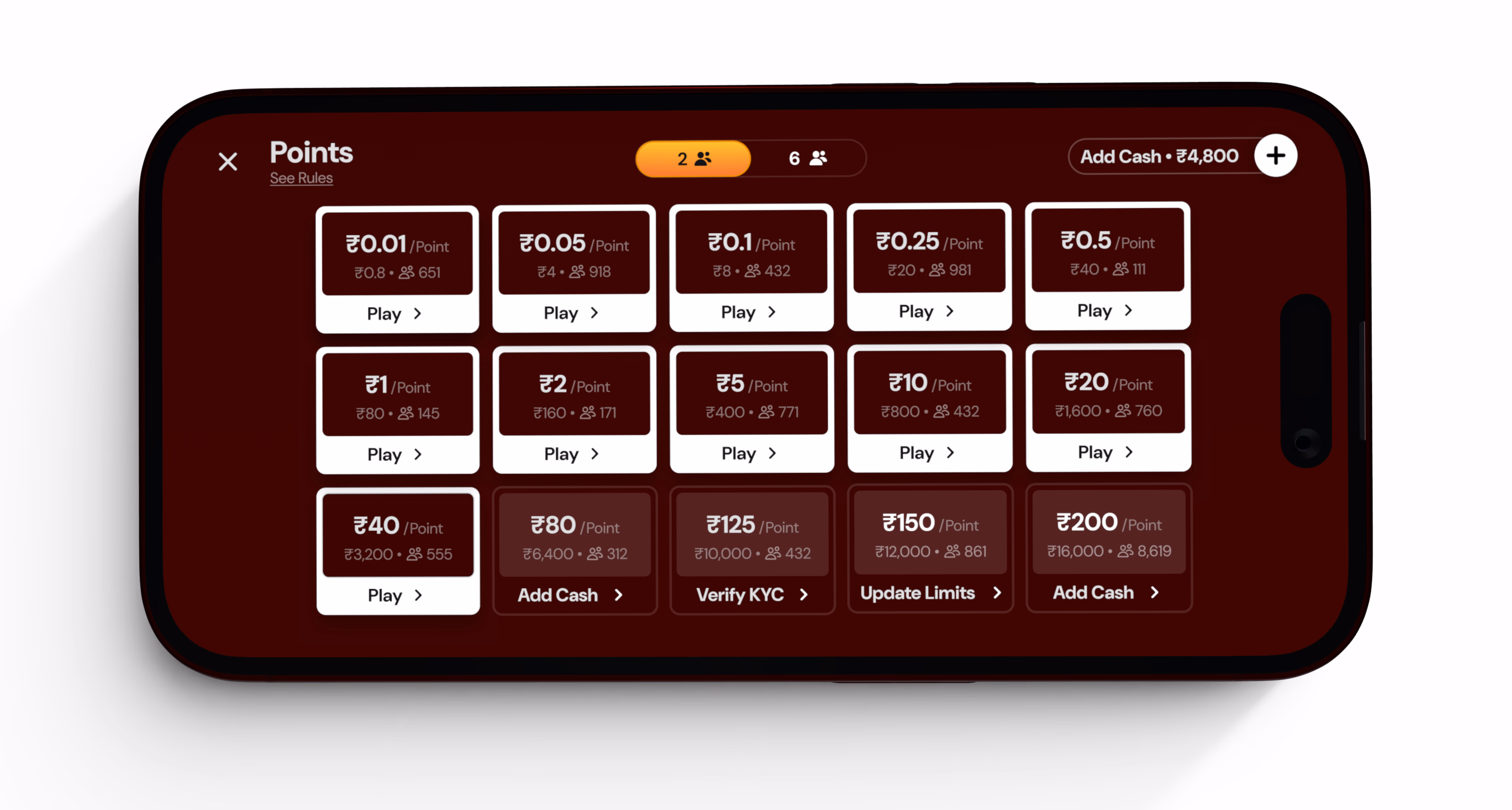 Points & rewards
