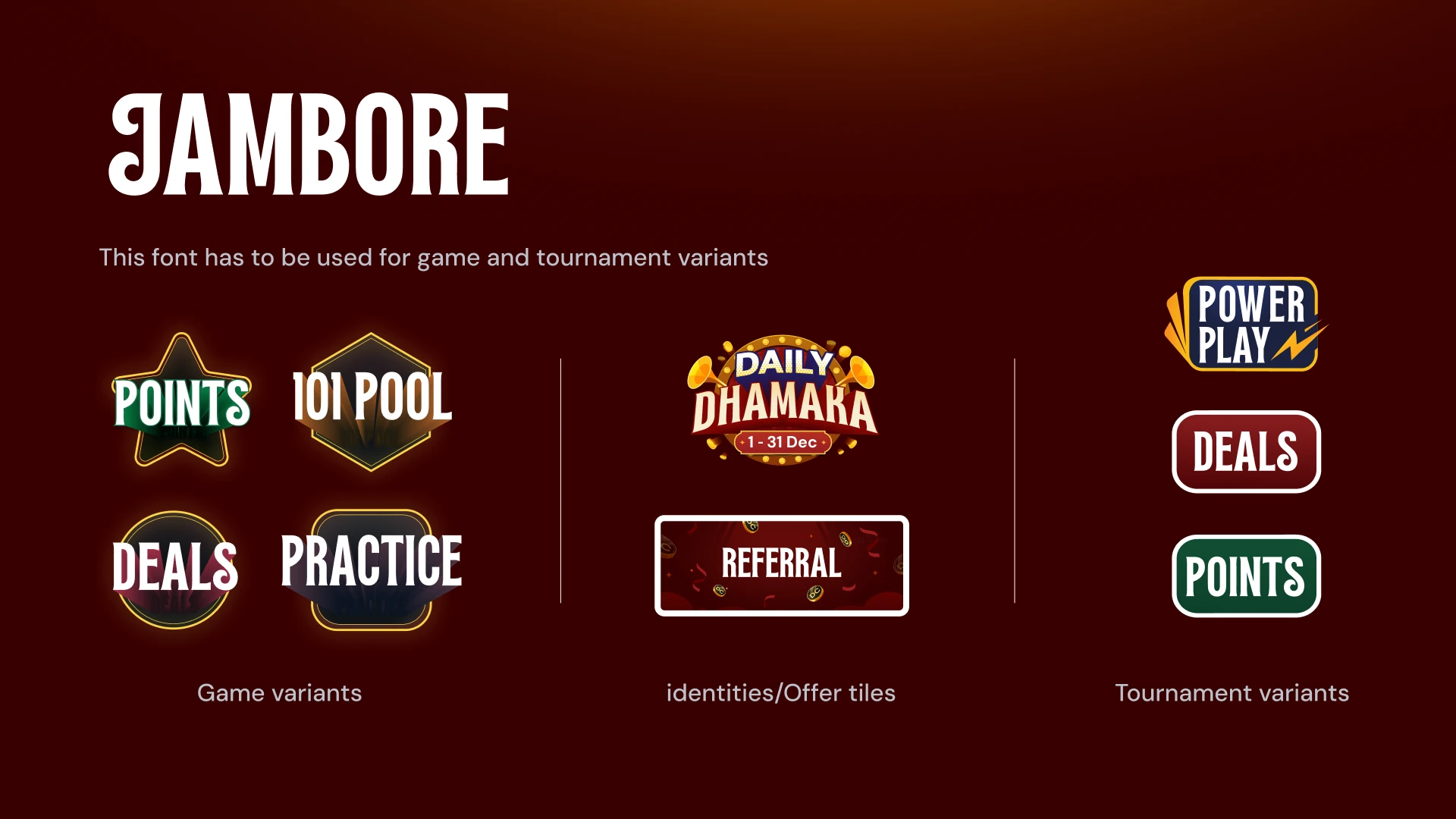 Tournaments