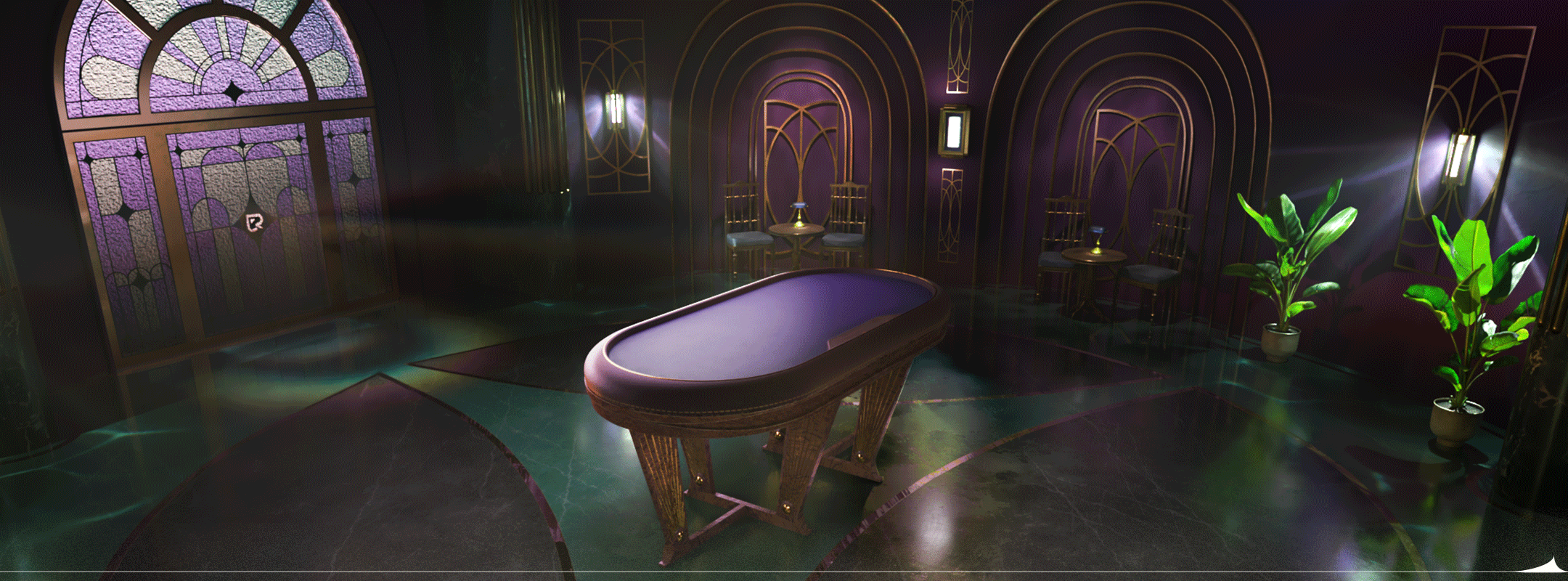 Rummyprime — the Art Deco game room